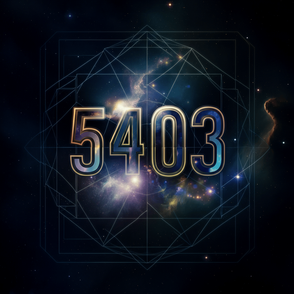 Numerologie 5403 Betekenis ✨